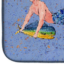 Blonde Merman Dish Drying Mat Absorbent Dish Drying Mat Pad for Kitchen Counter Dish Drainer Mat for Countertop, 14 x 21", Multicolor