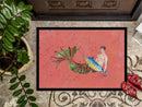 Brunette Merman Doormat Indoor Outdoor 24H X 36W Front Door Mat Rugs for Entryway, Non Slip Washable Low Pile,