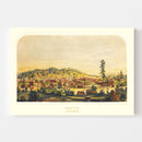 Vintage Map of Shasta, California 1856