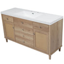 Bathroom Vanity With Sink, 5 Legs, Soft Close Drawers by HouseOfZazla