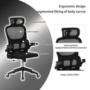 High Back Ergonomic Swivel Rolling Office Chair With Tilt Function, 3D Headrest, Lumbar Support - Black by HouseOfZazla