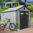 8X10FT Outdoor Resin Storage Shed
