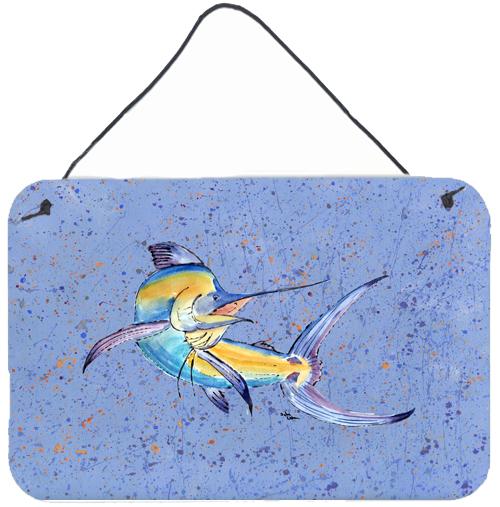 Blue Marlin Aluminium Metal Wall or Door Hanging Prints