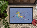 Blue Marlin Doormat - 24x36 Decorative Floor Mat – Indoor/Outdoor Rug