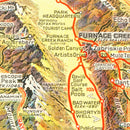 Vintage Map of Death Valley National Park, 1934