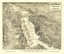Vintage Map of Death Valley National Park, 1929