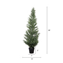 Realistic Artificial Cypress Tree, UV Resistant Indoor / Outdoor Topiary Plant For Decoration - Green Leaves by Unique Piece Furniture