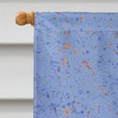 Fish Tuna House Flag 28x40 Porch Sleeve Pole Decorative Outside Yard Banner Artwork Wall Hanging, Polyester