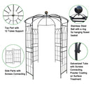 Metal Garden Arch Iron Pergola by HouseOfZazla