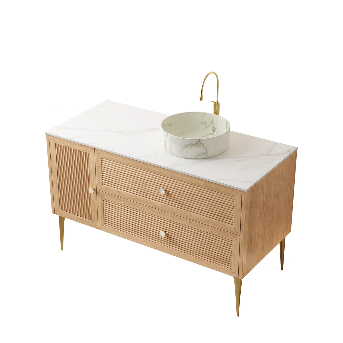 MUNIN 48" Bathroom Vanity with Sink, photo 4 of 5