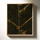 Gilded Leaf Veins