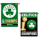 Boston Celtics 2024 NBA Champions 28" x 40" Flag by Dynasty Sports & Framing