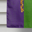 Mardi Gras Mask House Flag 28x40 Porch Sleeve Pole Decorative Outside Yard Banner Artwork Wall Hanging, Polyester