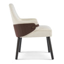 Indoor Dining Chair (Set of 2) - Beige / Brown by HouseOfZazla