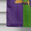 Mardi Gras Feathered Mask House Flag 28x40 Porch Sleeve Pole Decorative Outside Yard Banner Artwork Wall Hanging, Polyester