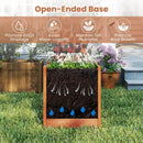 Outdoor Wooden Raised Garden Bed with Trellis by LJGDeals
