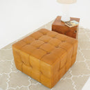 Benjiro - Square Ottoman - Tan by HouseOfZazla