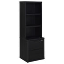 Geary - 3 Shelf Bookcase With USB Charging And Lockable Top Drawer by HouseOfZazla