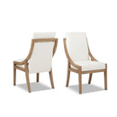 Lennox - High Back Upholstered Dining Chair (Set of 2) - Light Beige by HouseOfZazla
