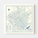 Vintage Map of San Jose, California 1909