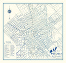 Vintage Map of San Jose, California 1909