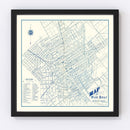 Vintage Map of San Jose, California 1909