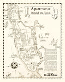Vintage Map of Manhattan, New York 1935