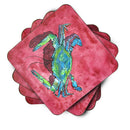Crab Foam Coasters Set of 4 Cup Coasters for Indoor Outdoor, Tabletop Protection, Anti Slip, Mouse pad Material