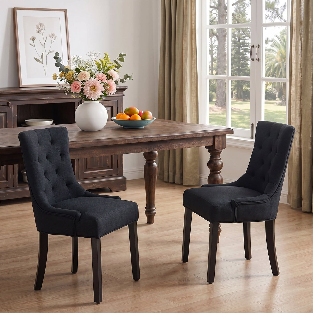 Modern Tufted Dining Chair, photo 3 of 10
