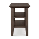 Acadian - Narrow Side Table - Farmhouse Brown
