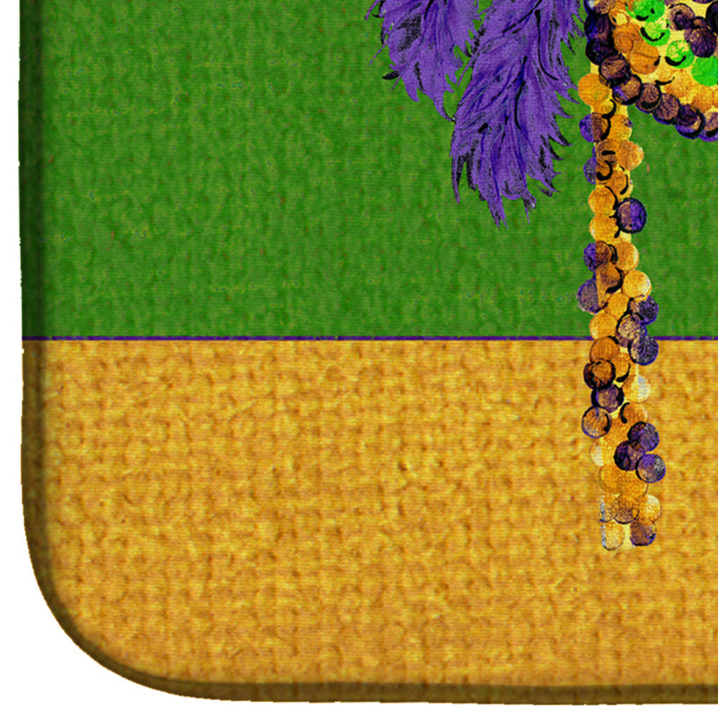 Mardi Gras Dish Drying Mat 8384DDM