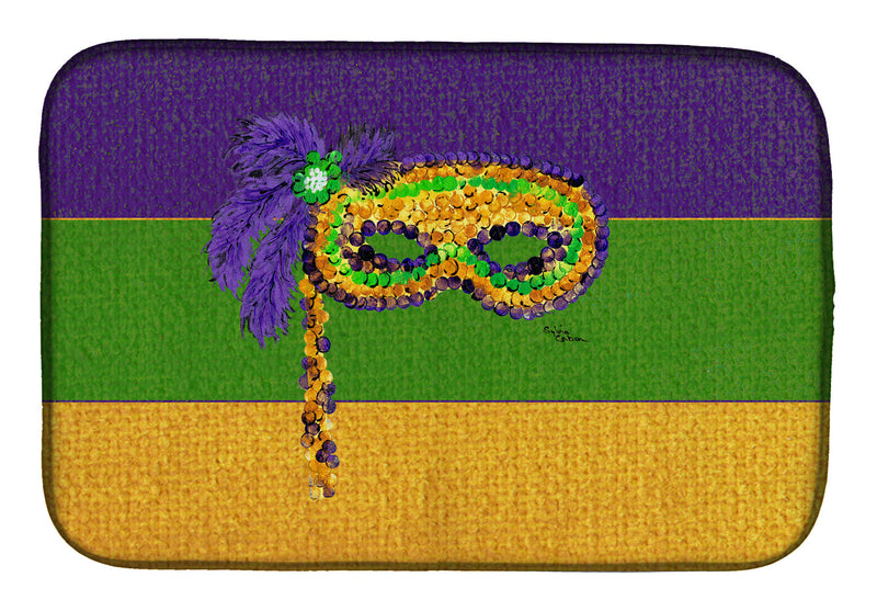 Mardi Gras Dish Drying Mat 8384DDM