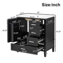 30" Bathroom Vanity with Sink Combo Set