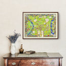 Vintage Map of Philadelphia, Pennsylvania 1926