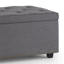 Hamilton - Upholstered Lift Top Rectangular Storage Ottoman by Unique Piece Furniture
