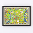 Vintage Map of Philadelphia, Pennsylvania 1926