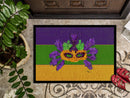 Mardi Gras Doormat Indoor Outdoor 24H X 36W Front Door Mat Rugs for Entryway, Non Slip Washable Low Pile,