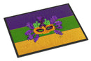 Mardi Gras Doormat Indoor Outdoor 24H X 36W Front Door Mat Rugs for Entryway, Non Slip Washable Low Pile,