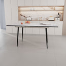 Modern Extendable Dining Table And Chair Set For 2 - 6 People by HouseOfZazla