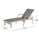 Oxton Chaise Lounge Stylish Outdoor Seating by HouseOfZazla