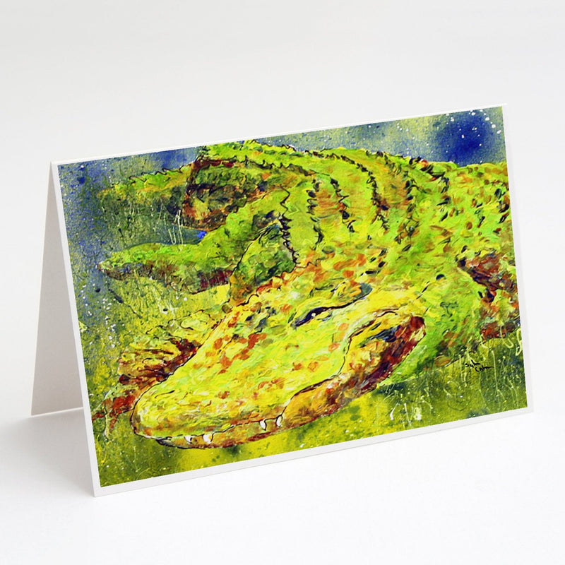 Alligator Greeting Cards and Envelopes Pack of 8