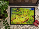 Alligator Doormat Indoor Outdoor 24H X 36W Front Door Mat Rugs for Entryway, Non Slip Washable Low Pile,