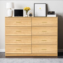 Modern Drawer Dresser For Bedroom, Ample Storage Wide Chest Of Drawers by HouseOfZazla