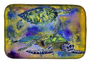 Turtle Dish Drying Mat Absorbent Dish Drying Mat Pad for Kitchen Counter Dish Drainer Mat for Countertop, 14 x 21", Multicolor