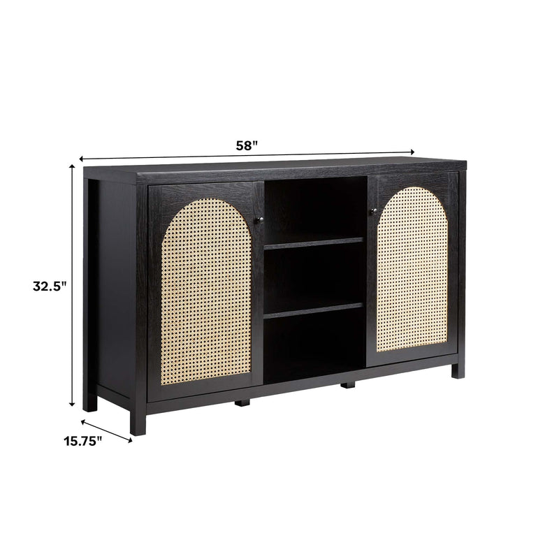 Sasha 58" Rattan Sideboard / TV Stand