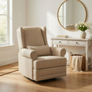 Extra Wide Swivel Recliner Glider Chair With Footrest by HouseOfZazla