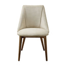 Willene - Polished Microfiber Side Chair (Set of 2) - Beige by HouseOfZazla