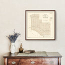 Vintage Map of San Diego, California 1891