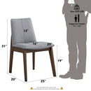 Kaela - Side Chair (Set of 2) - Light Gray by Unique Piece Furniture