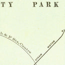 Vintage Map of San Diego, California 1912